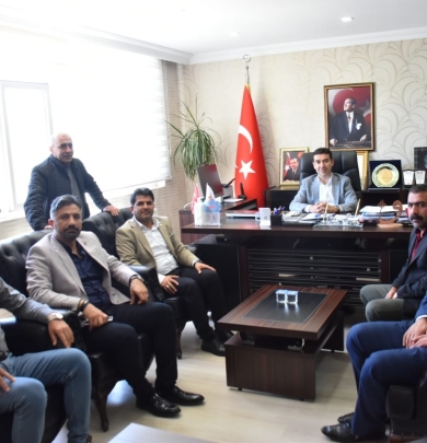 Midyat Esnaf ve Sanatkarlar Odası Başkanı Mehmet Selim Yıldız ziyareti